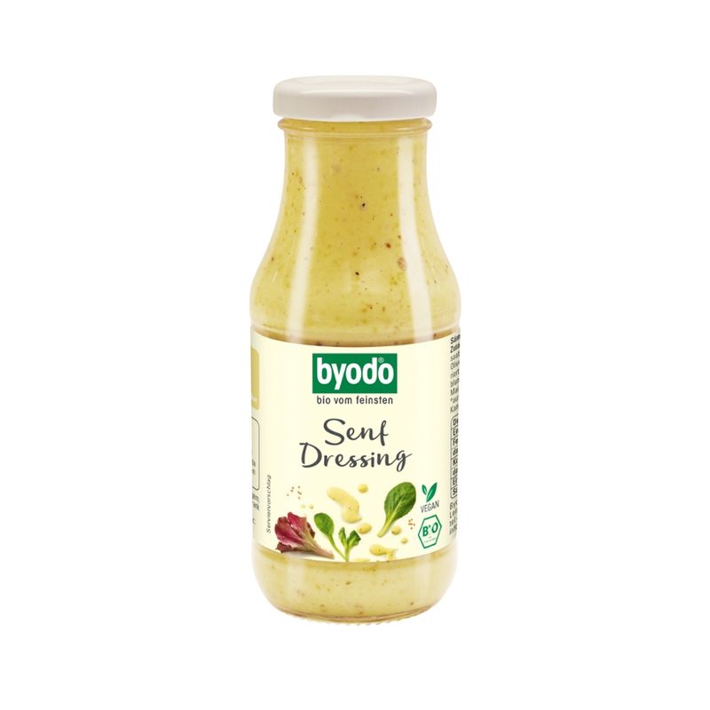 Byodo Byodo Senf Dressing, sämige Salatsauce mit Senf, 245 ml - Produktbild