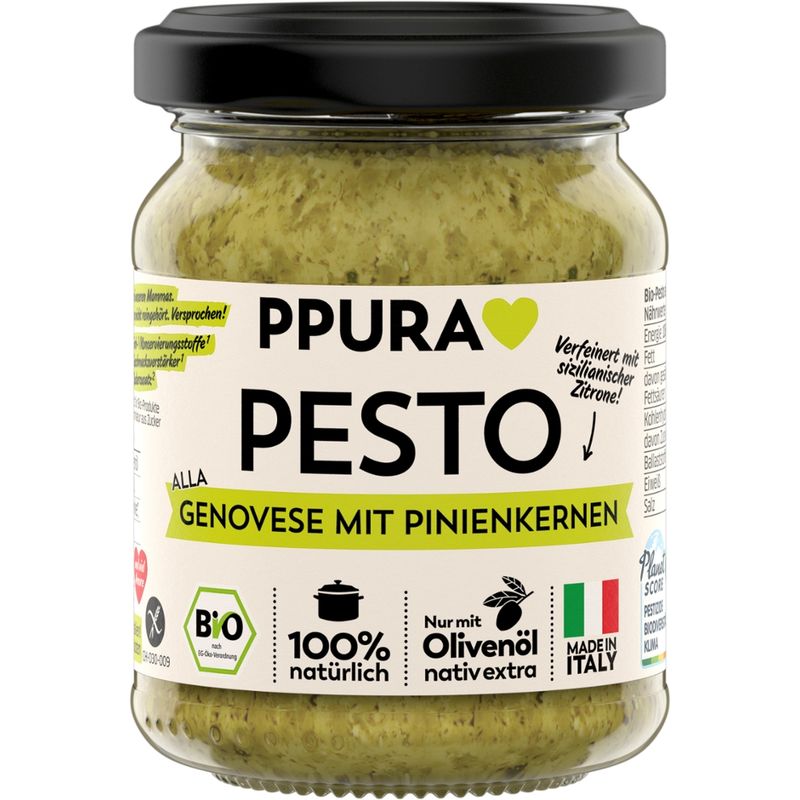 PPURA BIO Pesto Genovese mit Pinienkernen - Produktbild
