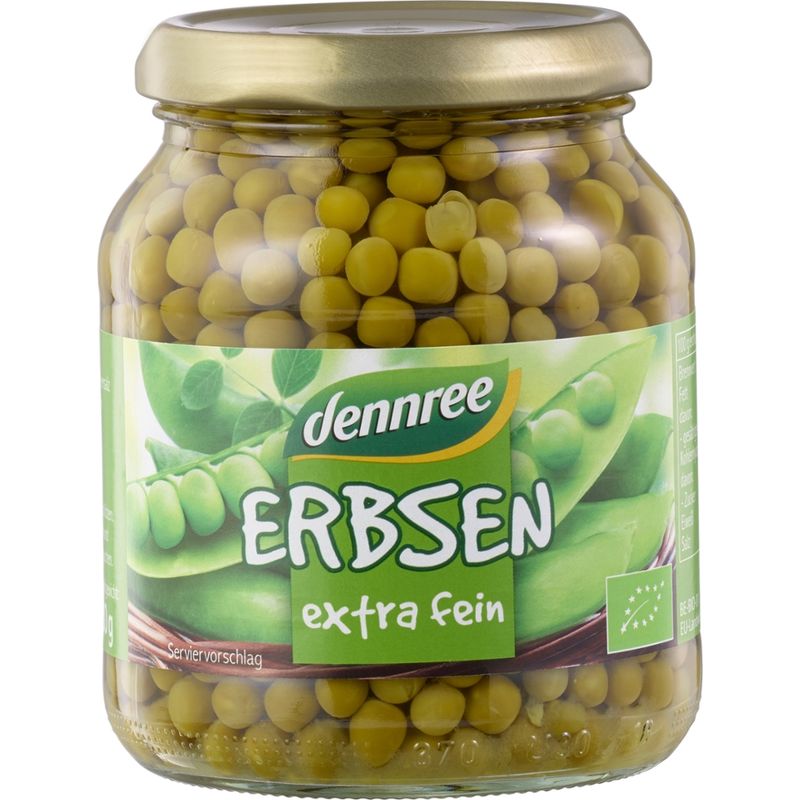 dennree Erbsen extra fein - Produktbild