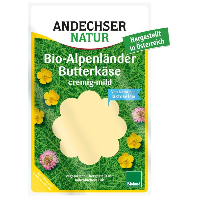 Andechser Natur Bio Alpenländer 50% Scheiben - Produktbild