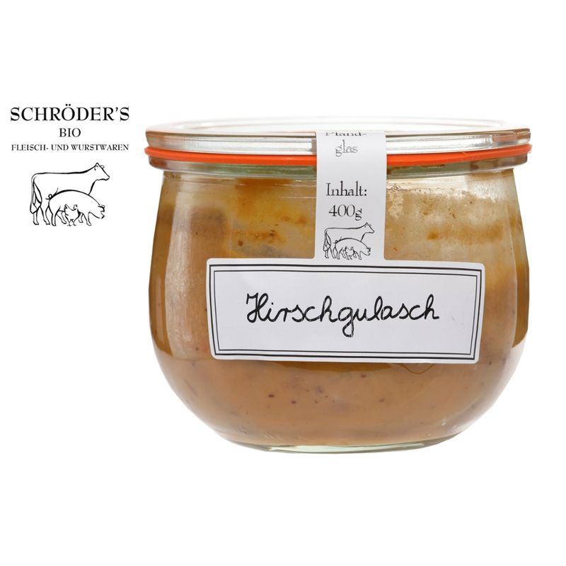 Schröder's Bio Fleisch- und Wurstwaren Hirschgulasch - Produktbild