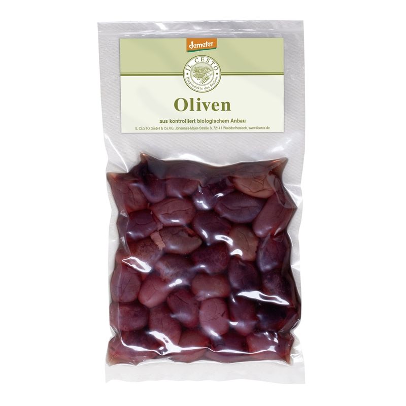 Il Cesto demeter Griech. Kalamata-Oliven natur entsteint - Produktbild