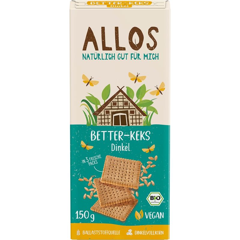 Allos Better-Keks Dinkel - Produktbild