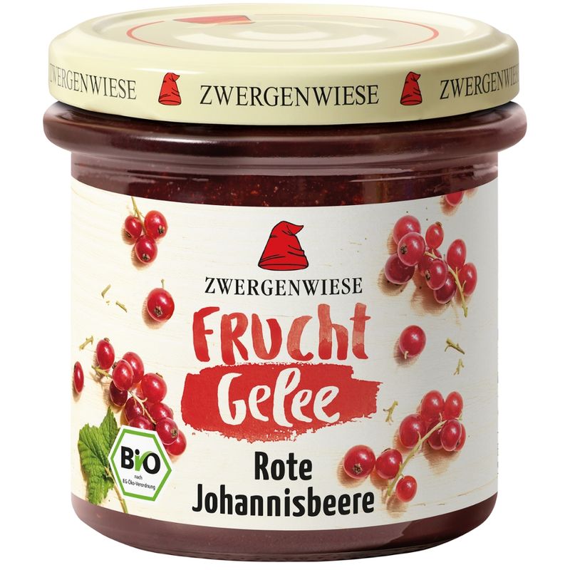 Zwergenwiese FruchtGelee Rote Johannisbeere - Produktbild