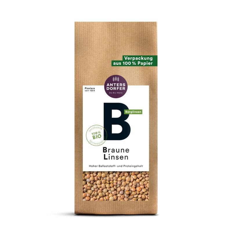 Antersdorfer - Die Bio-Mühle Bio Braune Linsen (Berglinsen) - Produktbild