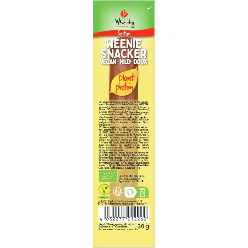 Wheaty Wheaty Weenie Snacker - Produktbild