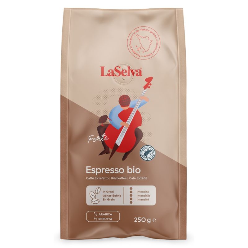 LaSelva Espresso "Forte" - Röstkaffee Ganze Bohne - Produktbild