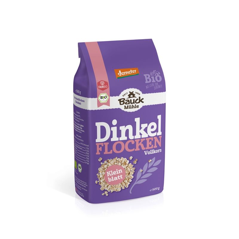 Bauck Mühle Dinkelflocken Kleinblatt Demeter - Produktbild