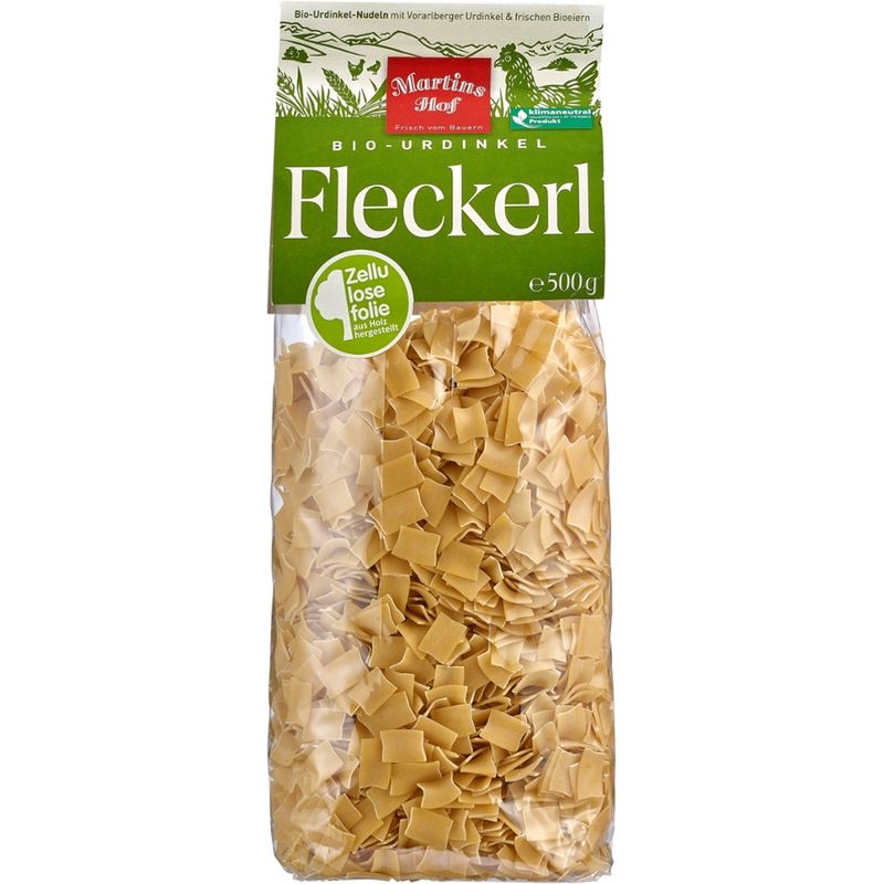 Martinshof - Frisch vom Bauern Bio Urdinkel Fleckerl 500g mit Vorarlberger Urdinkel & 4 Martinshof Bioeiern - Produktbild