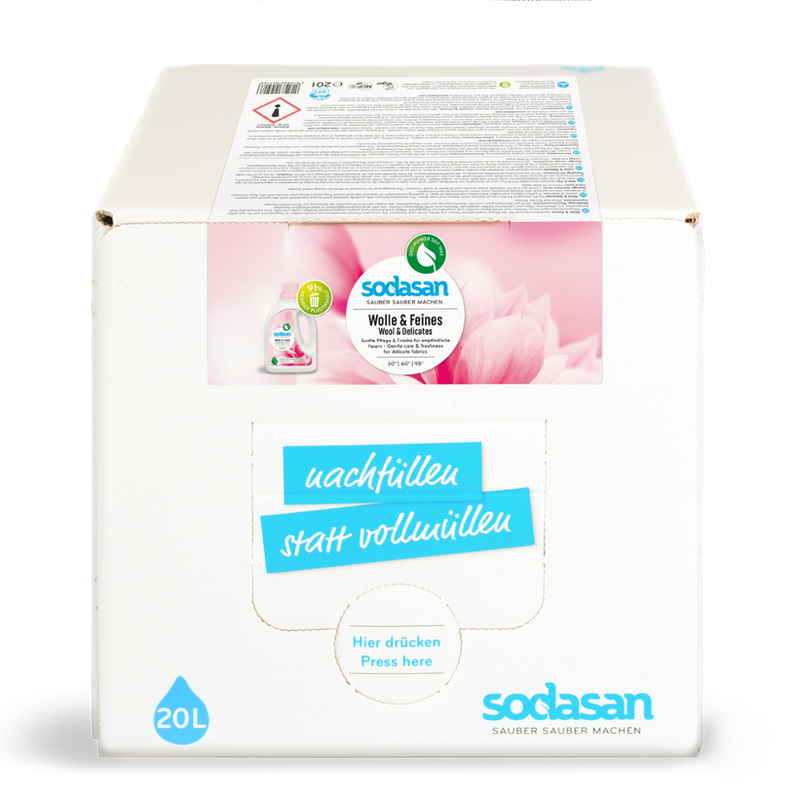 sodasan Wool & Delicates Detergent 20l BiB - Produktbild