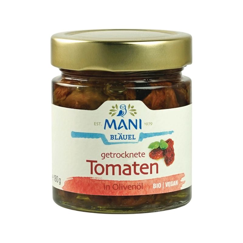 MANI® MANI Getrocknete Tomaten in Olivenöl, bio - Produktbild