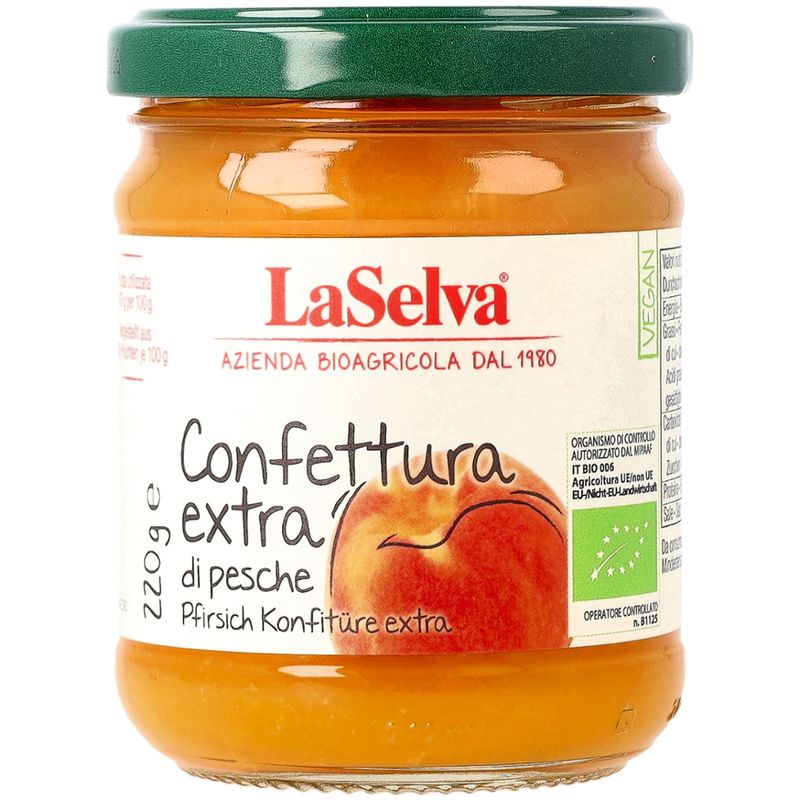 LaSelva Pfirsich Konfitüre extra - Produktbild