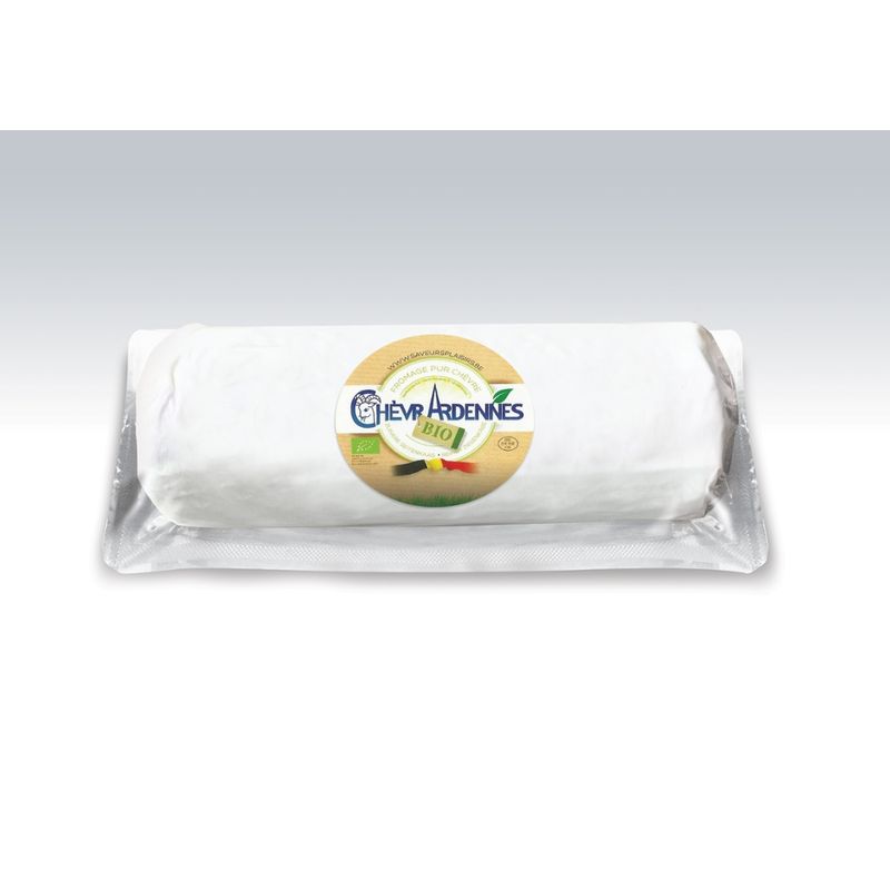 CHEVRARDENNES BIO Bio-Ziegenkäserolle unter Vakuum - 500 g - (Rondin nature frais bio sous vide - 500g) - Produktbild