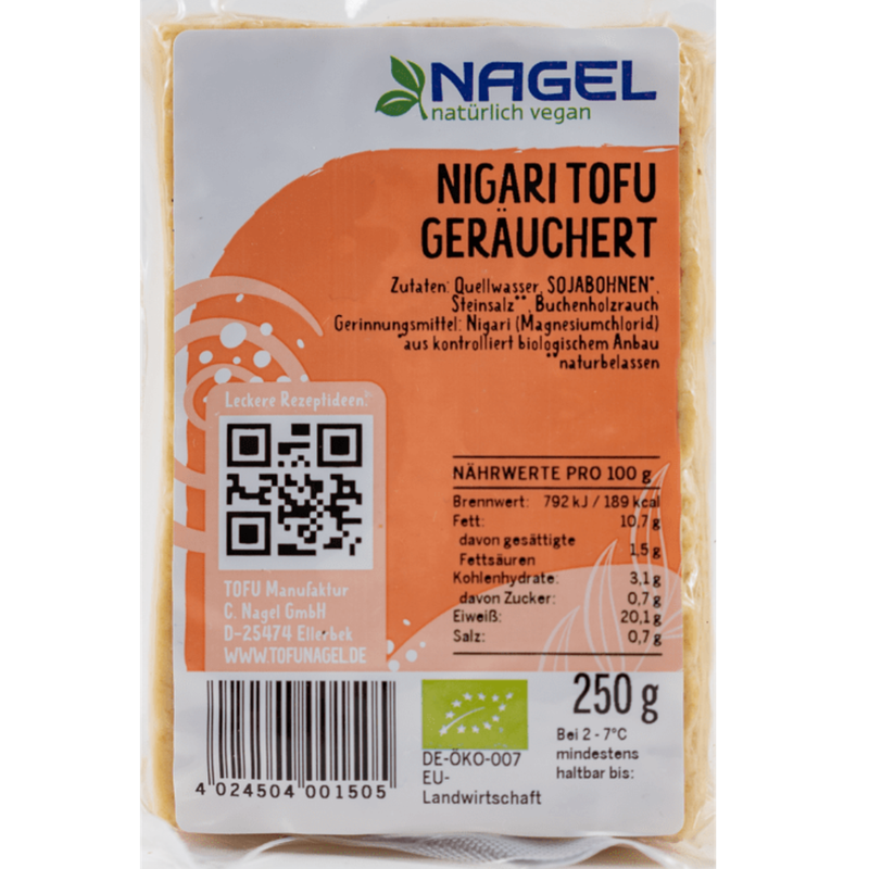 NAGEL Nigari Tofu Geräuchert 250g - Produktbild