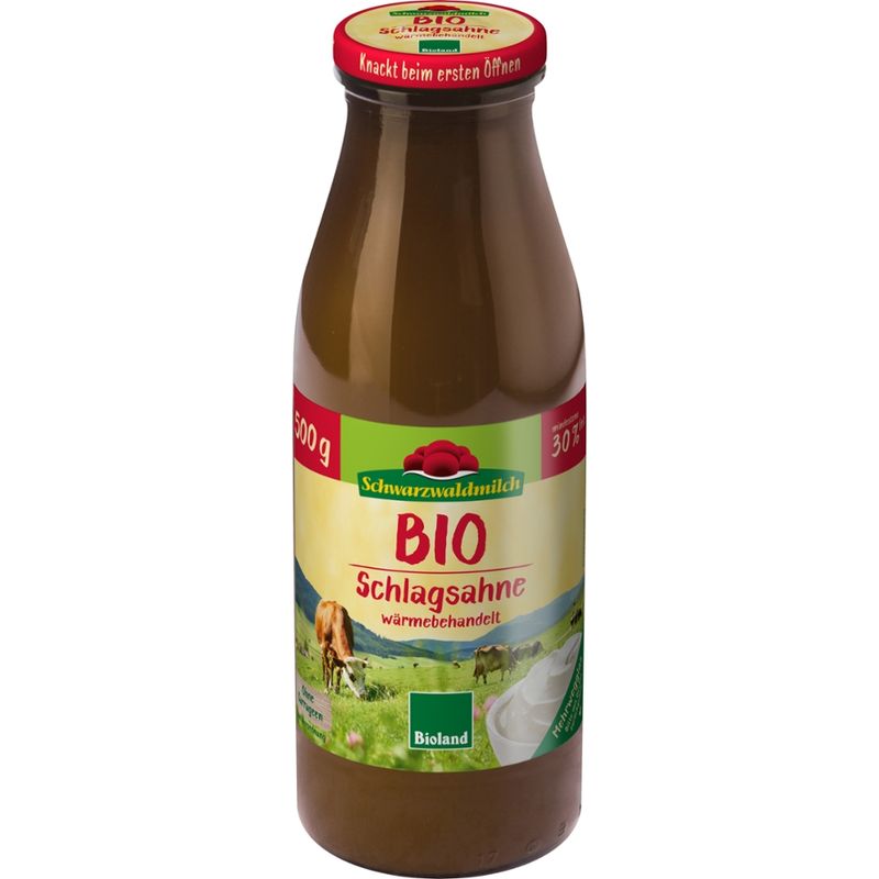Schwarzwaldmilch BIO SWM BIO Sahne 30% 12x0,5L FL - Produktbild