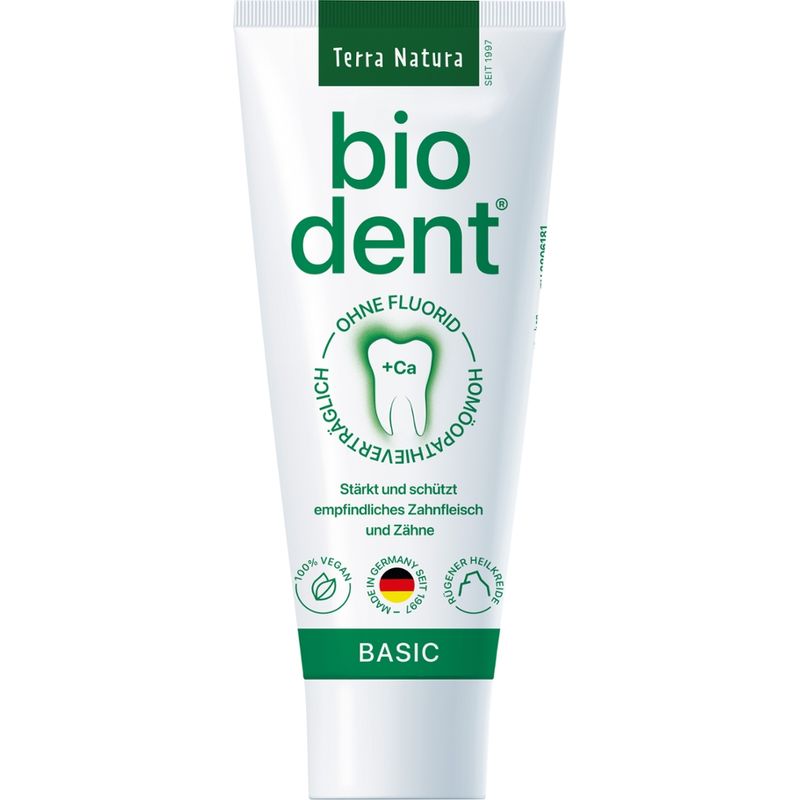 Terra Natura biodent BASIC basische Zahncreme - Produktbild