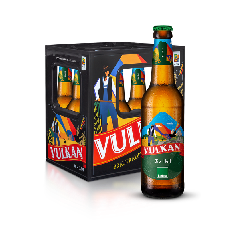 VULKAN Vulkan BIO Hell 10x0,33l LN - Produktbild