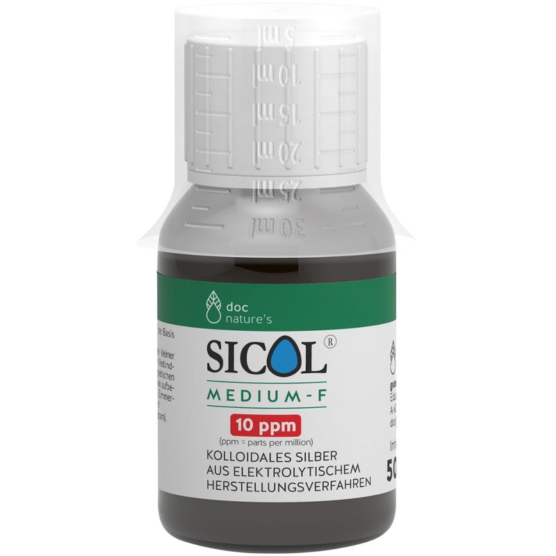 GESUND & Leben Reformqualität seit 1995 doc nature’s SICOL® medium-F (10 ppm) - Produktbild