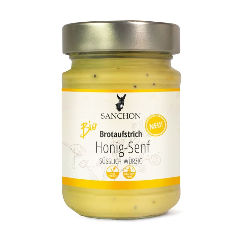 Sanchon Bio Brotaufstrich Honig-Senf, SANCHON - Produktbild
