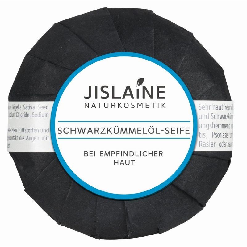 Jislaine Naturkosmetik Schwarzkümmelöl-Seife, 100g - Produktbild