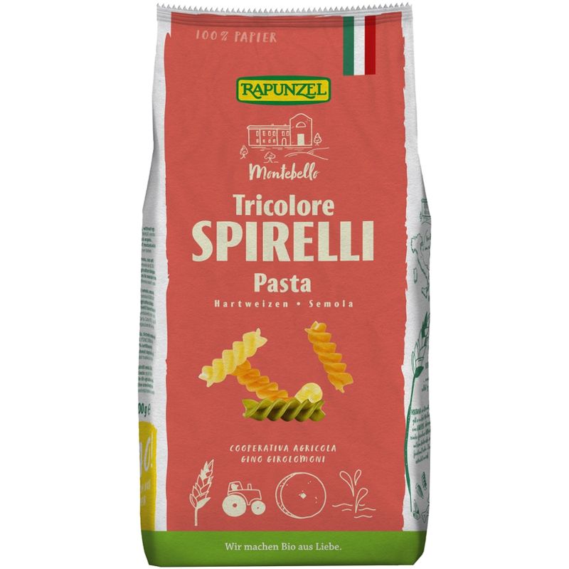 Rapunzel Spirelli Tricolore Semola bunt - Produktbild