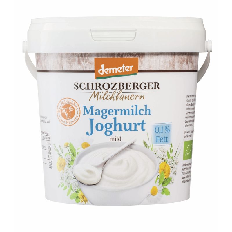 Schrozberger Milchbauern Joghurt mild 0,1% Fett - Produktbild