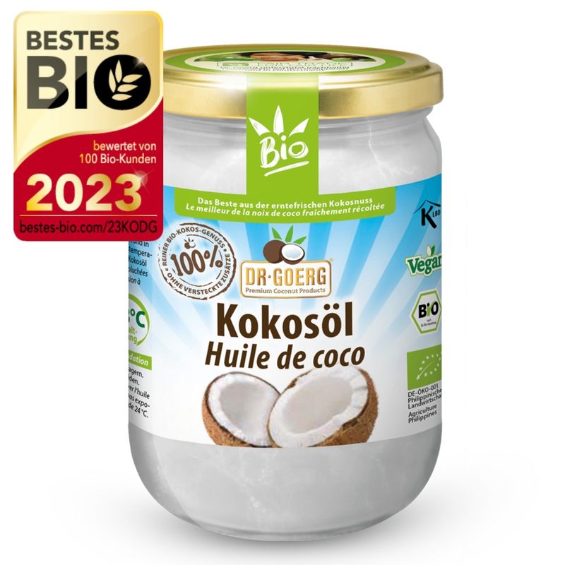 Dr. Goerg Dr. Goerg Premium Bio-Kokosöl 500 ml - Produktbild