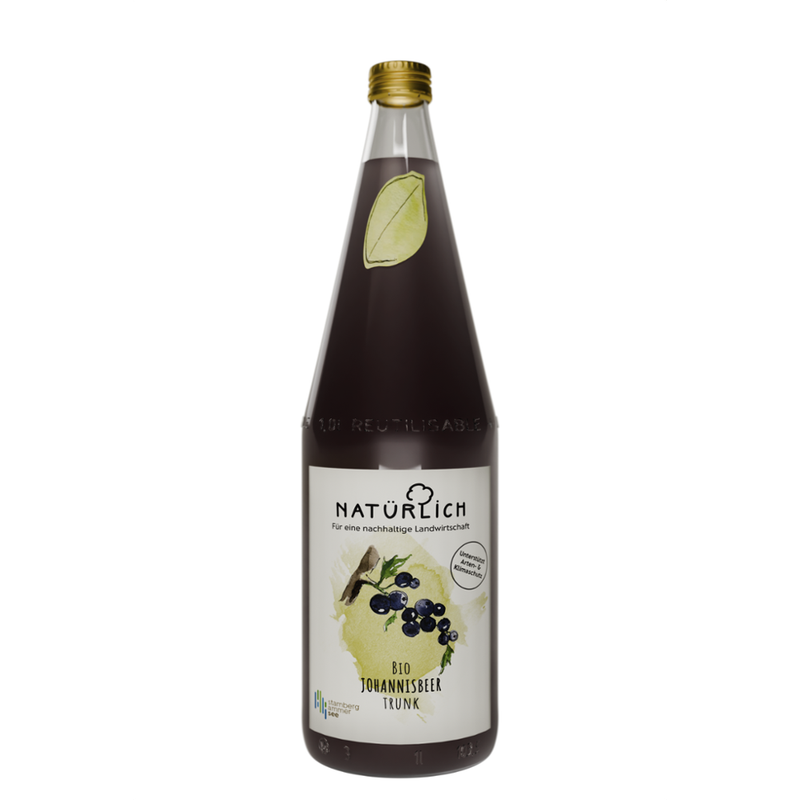 Natürlich Johannisbeere Trunk - Trunk aus Johannisbeeren aus eigenem Anbau am Ammersee - Produktbild