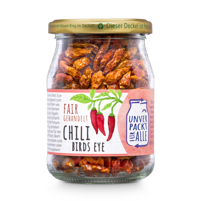 Unverpackt für alle Birdseye Chili, ganz, EG Bio, MMP-kl, 60g - Produktbild