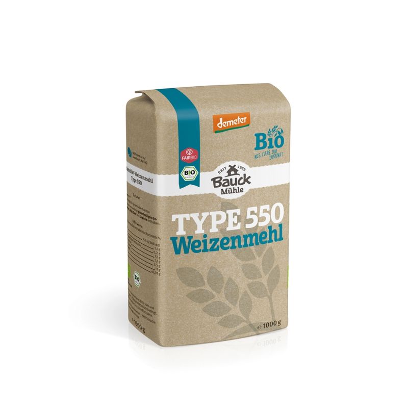 Bauck Mühle Weizenmehl Type 550 Demeter - Produktbild