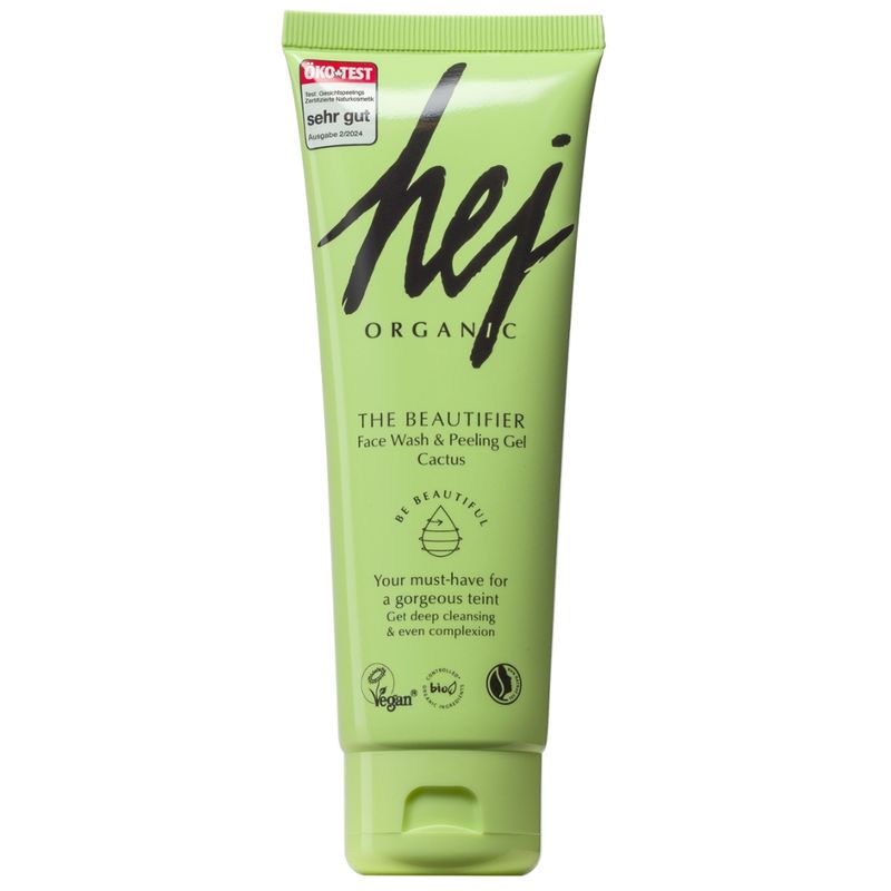 HEJ ORGANIC THE BEAUTIFIER FACE WASH & PEELING GEL - Produktbild