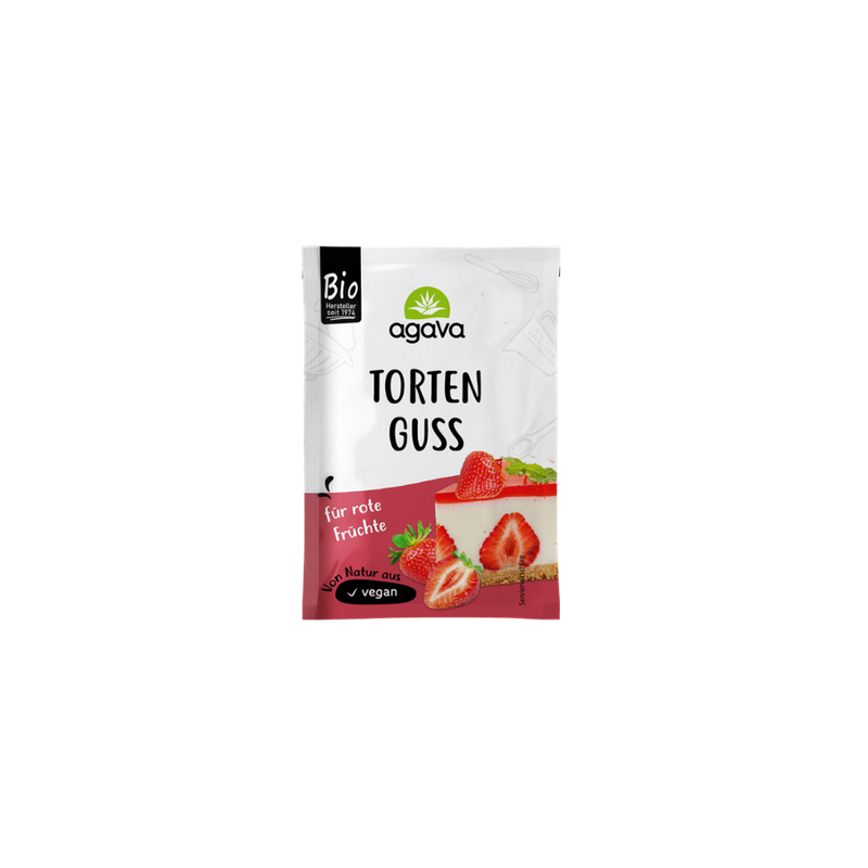 Agava Tortenguss, rot - Produktbild