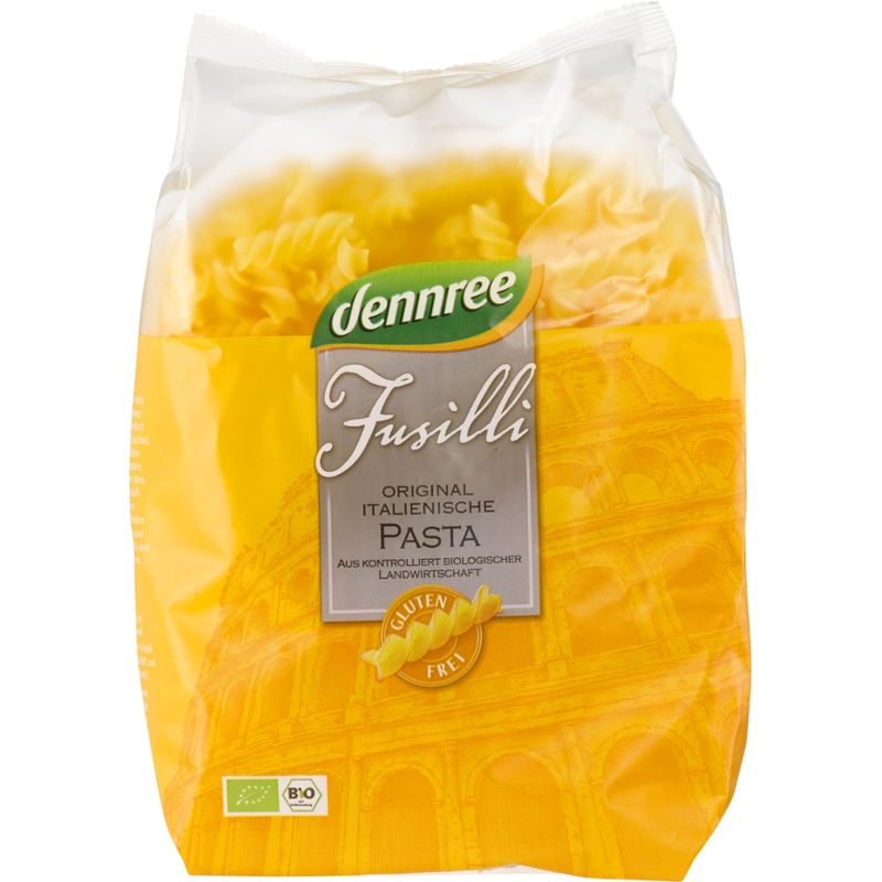 dennree Glutenfreie Fusilli aus Mais- und Reismehl - Produktbild