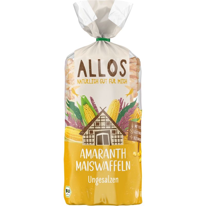 Allos Amaranth Maiswaffeln Ungesalzen - Produktbild