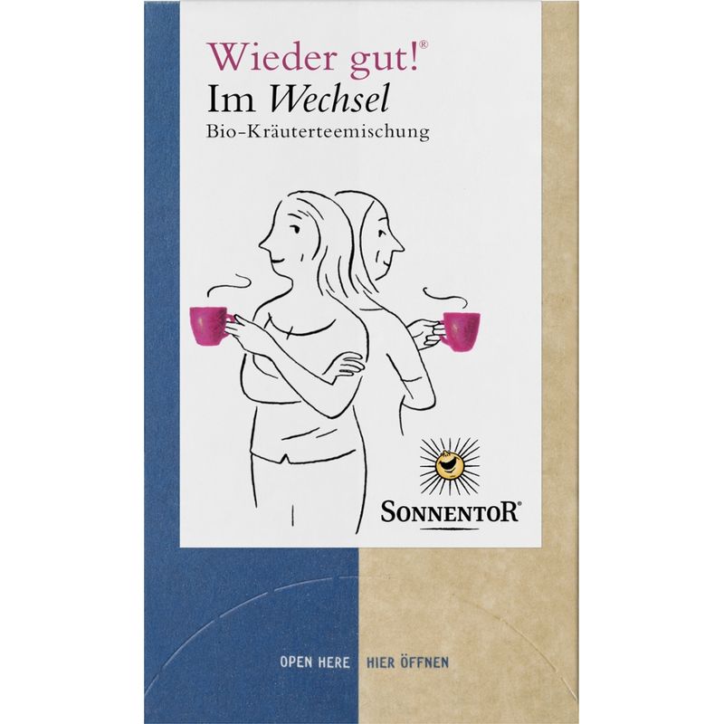 Sonnentor Im Wechsel Tee Wieder gut!®, Doppelkammerbeutel - Produktbild