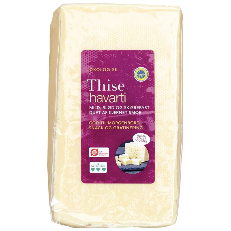 Thise Mejeri Bio-Havarti 45% Bio - Produktbild