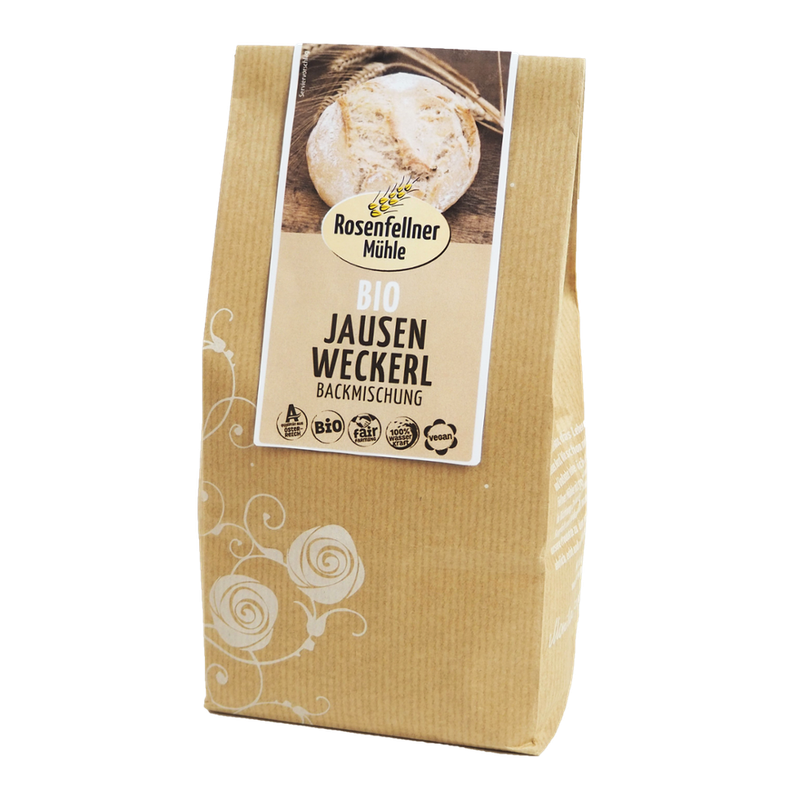 Rosenfellner Mühle & Naturkost Bio Jausenweckerl Backmischung 500g - Produktbild