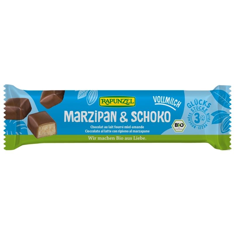 Rapunzel Glücksstücke Marzipan & Schoko Vollmilch - Produktbild