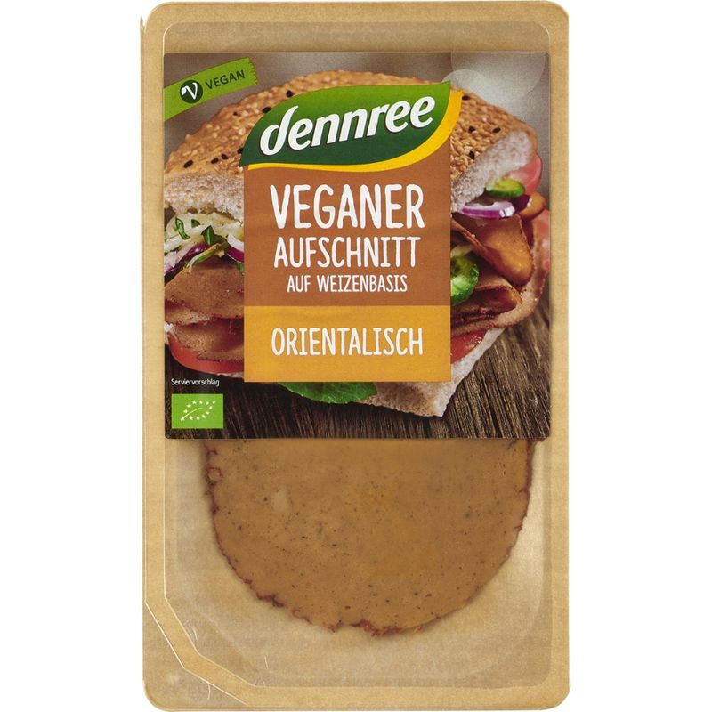 dennree Veganer Aufschnitt auf Weizenbasis orientalisch - Produktbild