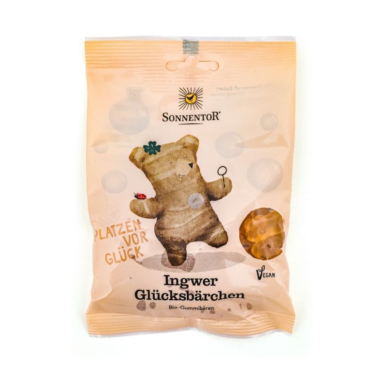 Sonnentor Ingwer Glücksbärchen, Packung - Produktbild