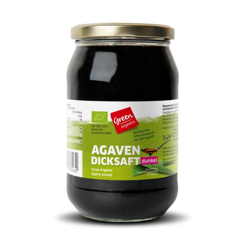 greenorganics Agavendicksaft dunkel 1kg - Produktbild