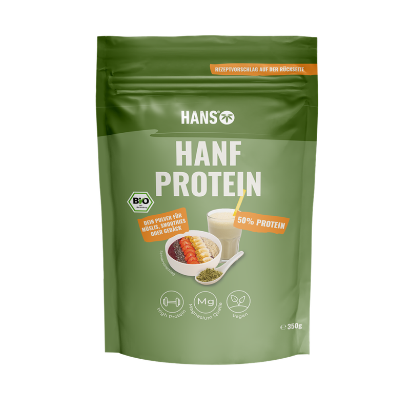 HANS Brainfood HANS BIO Hanfproteinpuölver - Produktbild