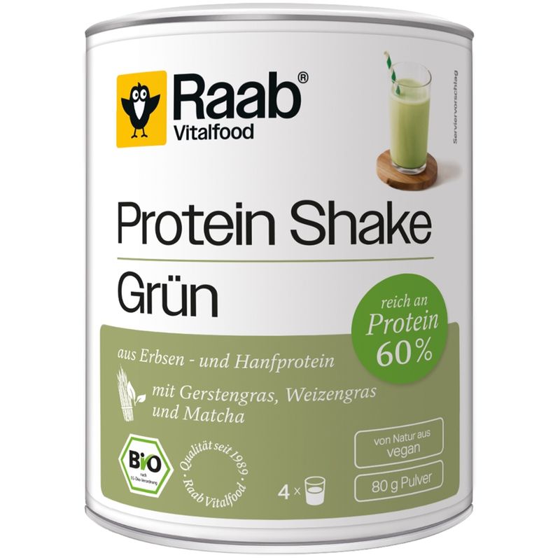 Raab Vitalfood BIO Protein Shake Grün - Produktbild