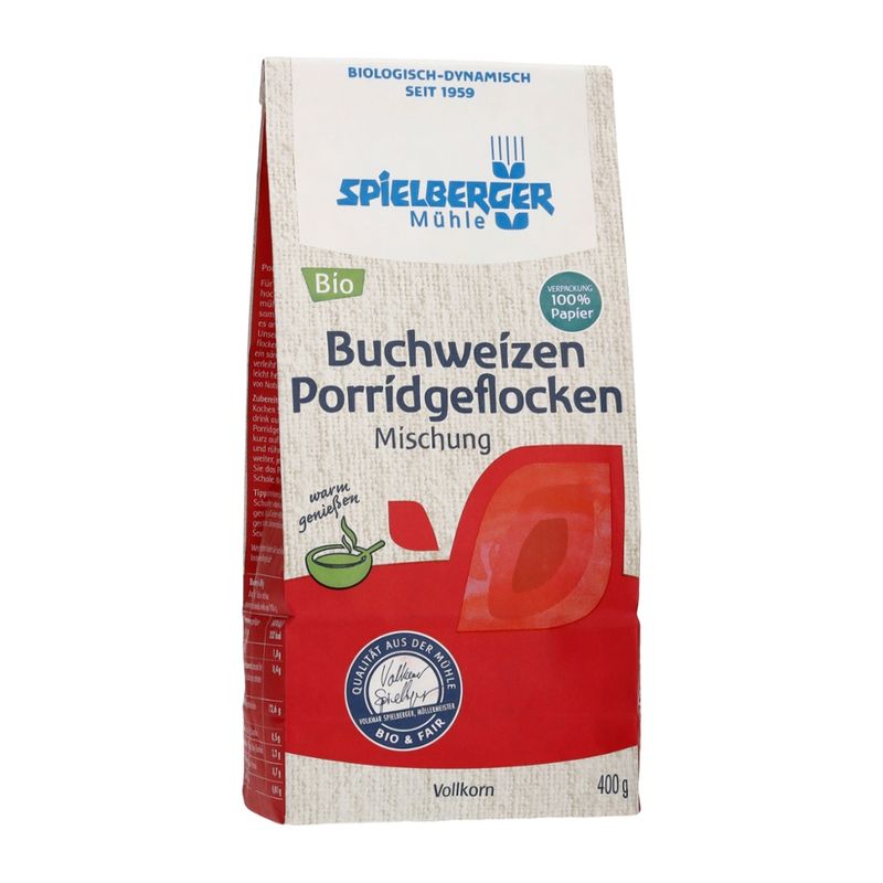 Spielberger Mühle Buchweizen Porridgeflocken Mischung, kbA - Produktbild