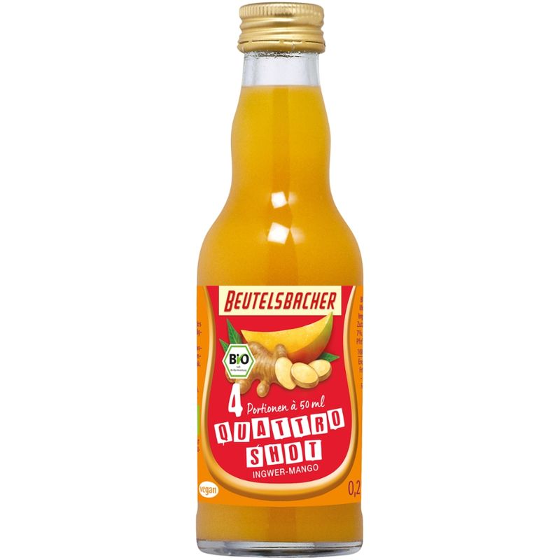 BEUTELSBACHER QUATTRO SHOT Ingwer-Mango - Produktbild