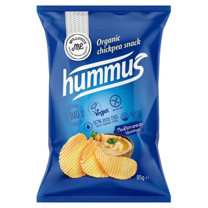 McLLOYD'S McLloyd's Hummus - organic chickpea snack mit mediterranem Hummusgeschmack - Produktbild