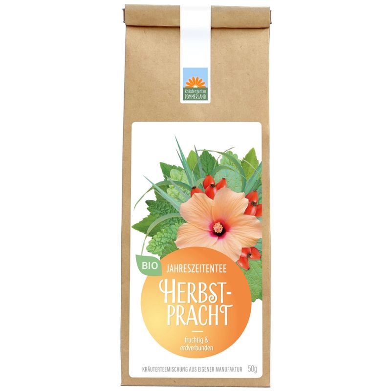 Kräutergarten Pommerland Herbstpracht - Bio Kräutertee in der Papiertüte - Produktbild