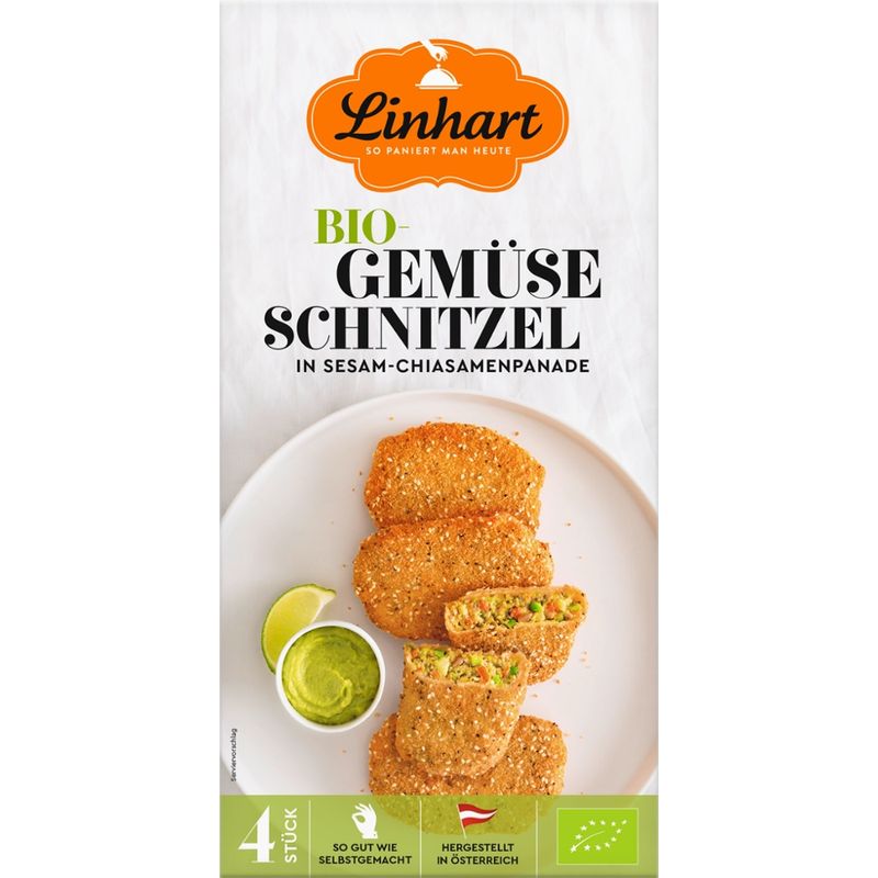 Linhart Linhart Bio Gemüse Schnitzel, in Sesam Chiasamenpanade - Produktbild