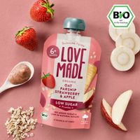 Bio Haferbrei Pastinake Erdbeere und Apfel - Produktbild