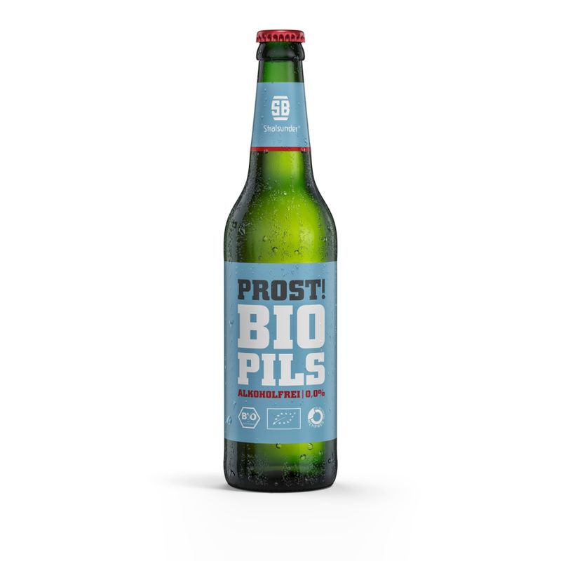 Stralsunder Stralsunder Bio-Pils alkoholfrei 0,5l - Produktbild
